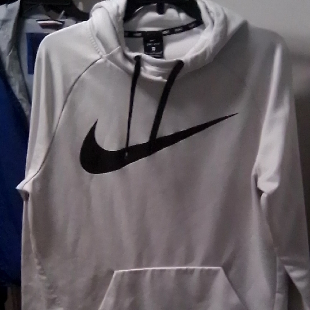 Nike Men's White Hoodie